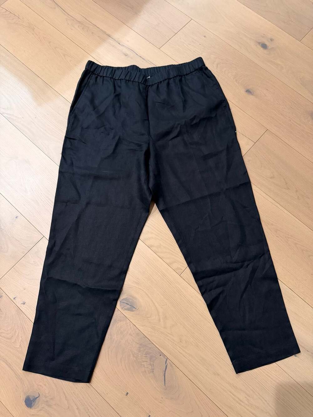 Eileen Fisher Pleated Organic Linen Lantern Pants